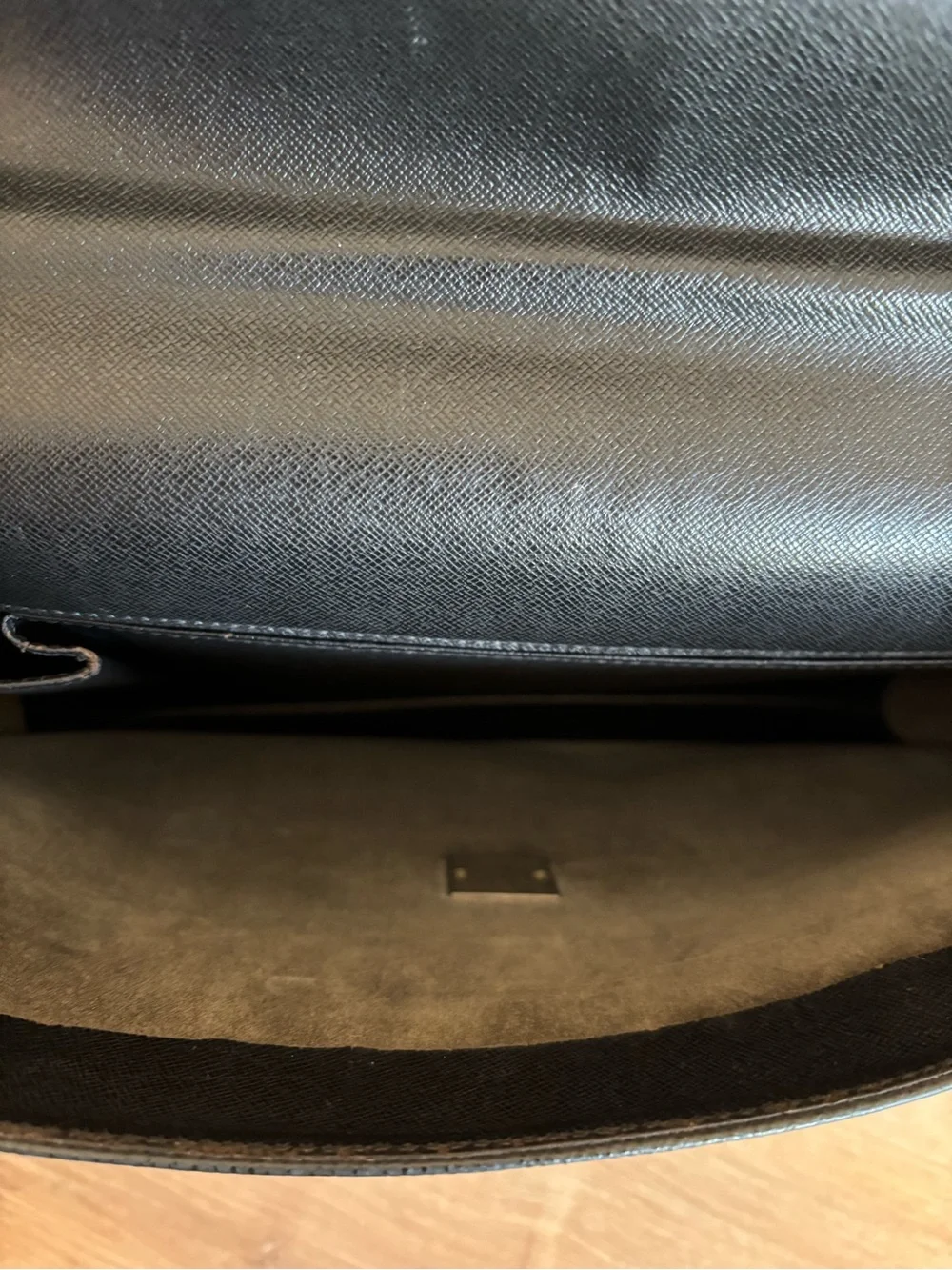Authentic Louis Vuitton leather briegcase laptop bag